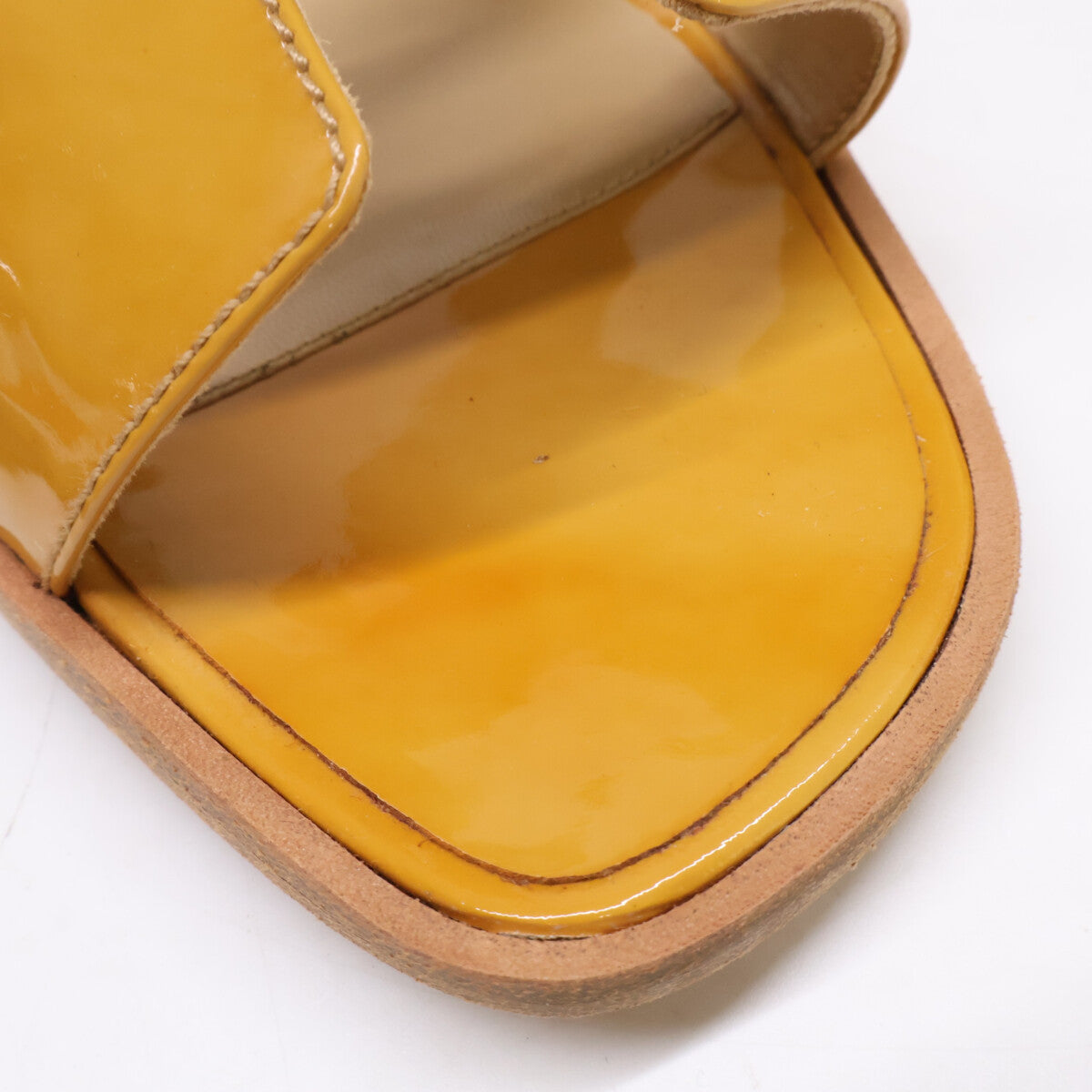 HERMES エルメス オラン パテント サンダル シューズ