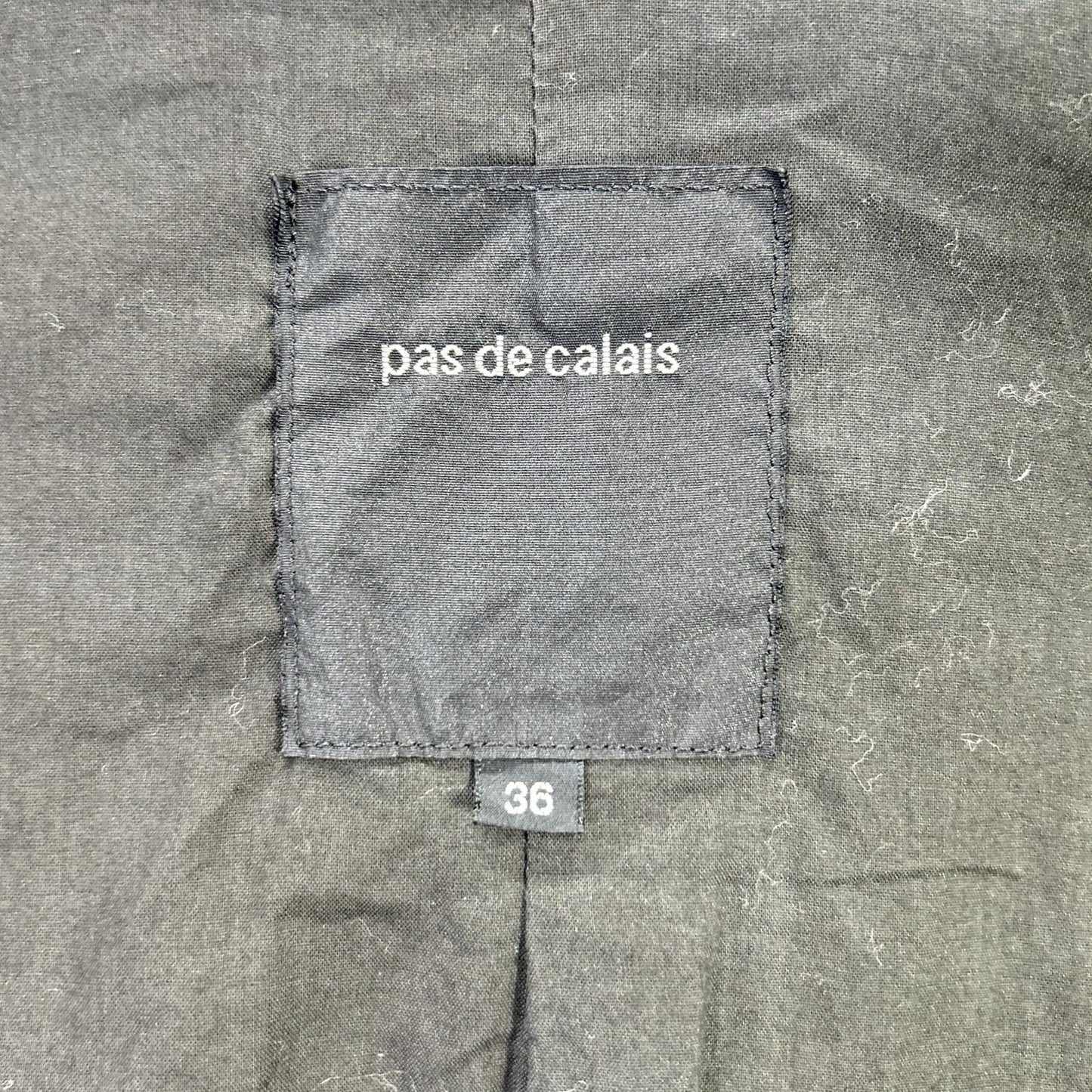 pas de calais パドカレ UL-2110 グレー リネンウール 製品染め ジャケット ジャケット