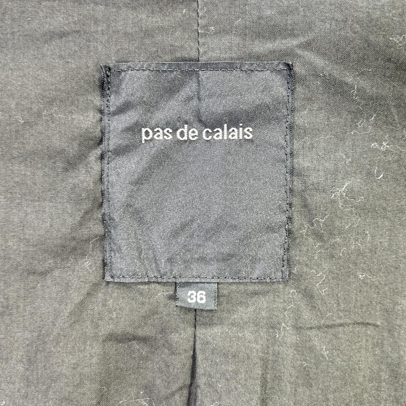 pas de calais パドカレ UL-2110 グレー リネンウール 製品染め ジャケット ジャケット