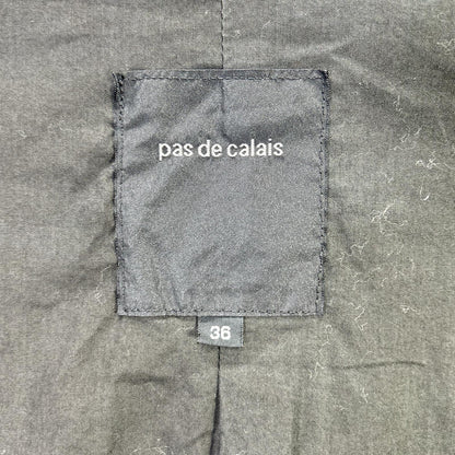pas de calais パドカレ UL-2110 グレー リネンウール 製品染め ジャケット ジャケット
