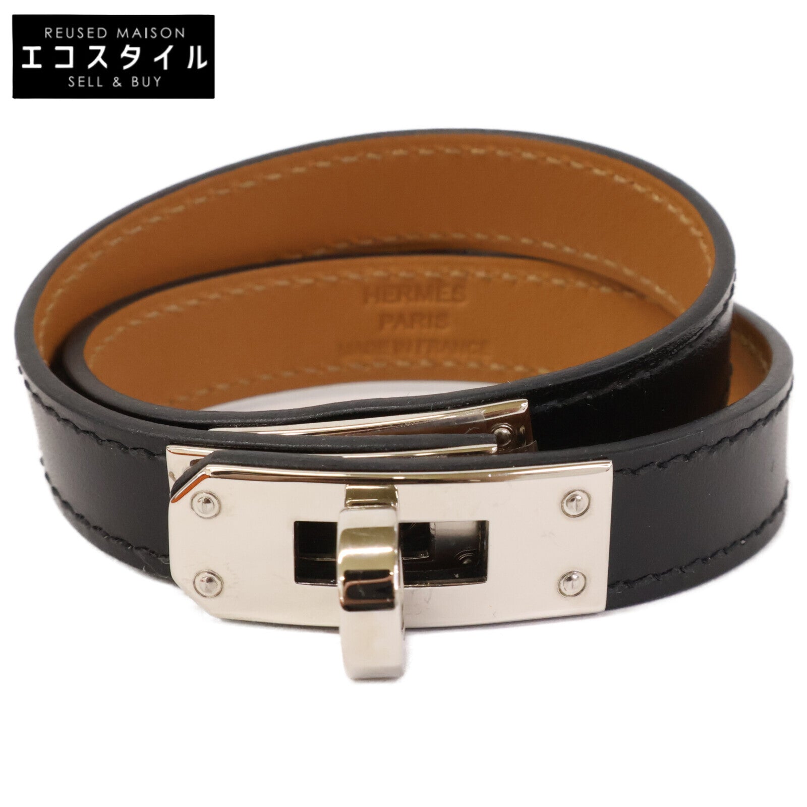 HERMES エルメス 【美品】B刻印 ケリー ドゥブルトゥール ブレスレット
