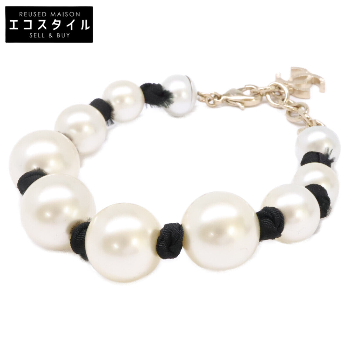 CHANEL シャネル A16K パール×ココマーク ブレスレット ブレスレット