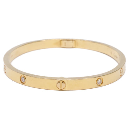 Cartier カルティエ 750YG ラブブレス 6Pダイヤ SM スモール ブレスレット