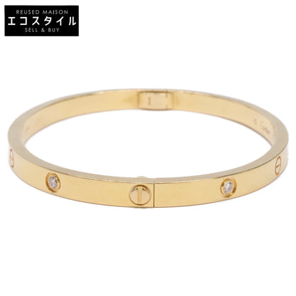 Cartier カルティエ 750YG ラブブレス 6Pダイヤ SM スモール ブレスレット