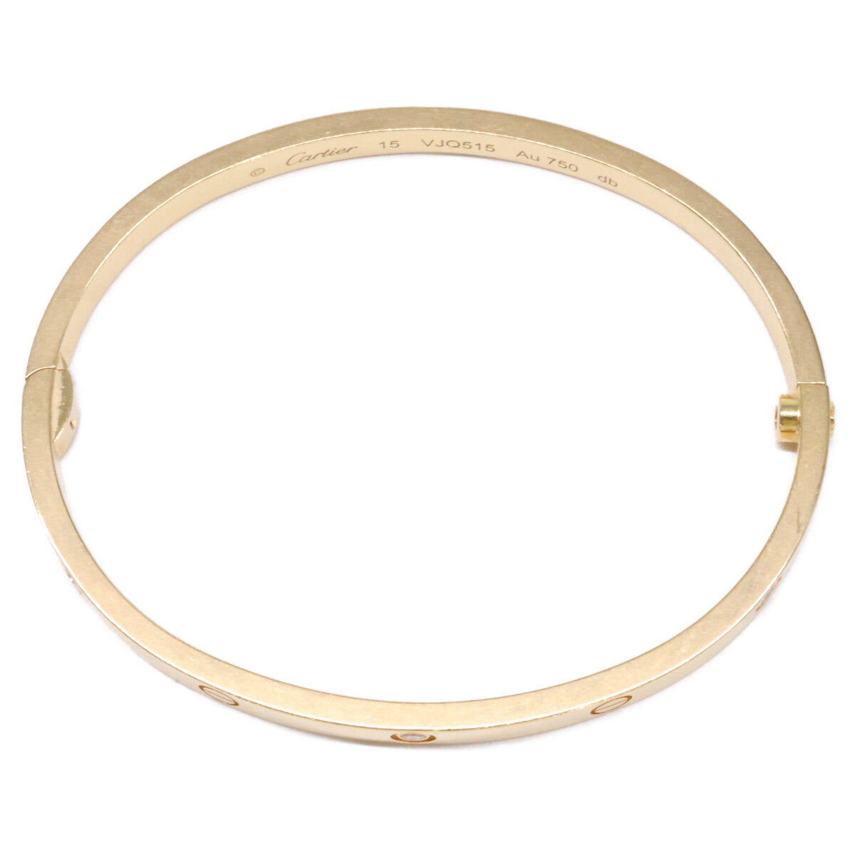 Cartier カルティエ 750YG ラブブレス 6Pダイヤ SM スモール ブレスレット