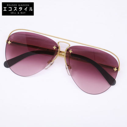 LOUIS VUITTON ルイヴィトン 【美品】Z1044E 9R5 グリース ツーポイント ティアドロップ サングラス