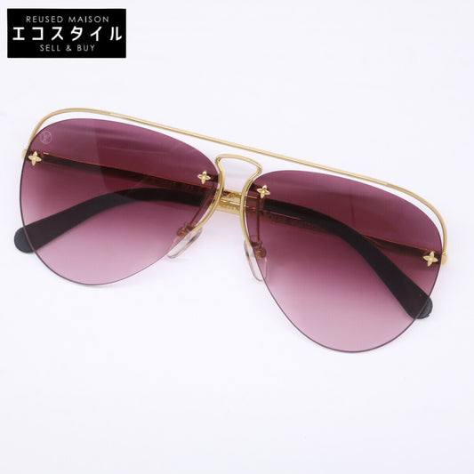 LOUIS VUITTON ルイヴィトン 【美品】Z1044E 9R5 グリース ツーポイント ティアドロップ サングラス
