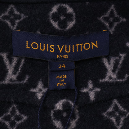 LOUIS VUITTON ルイヴィトン 【新品/国内正規】RW182W QWE FFJA12 ウールｘシルク 裏地モノグラム クロップドジャケット ジャケット