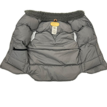 Rocky Mountain Featherbed ロッキーマウンテンフェザーベッド Gray MADE IN JAPAN Down Vest with Leather Yoke Vest