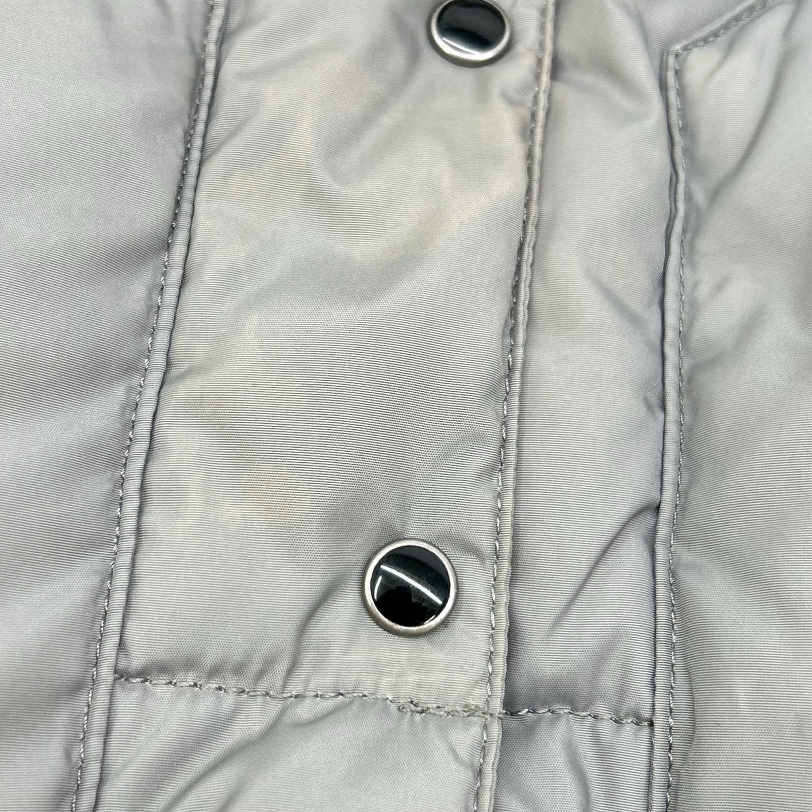 Rocky Mountain Featherbed ロッキーマウンテンフェザーベッド グレー MADE IN JAPAN レザーヨーク付きダウンベスト ベスト