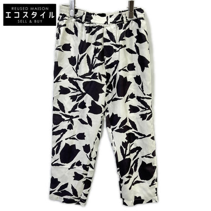 【SALE】 BANANATIME バナナタイム ホワイト×ブラック 217-118-03 TAPERED 2 PANT Tulip Time Black ボトムス