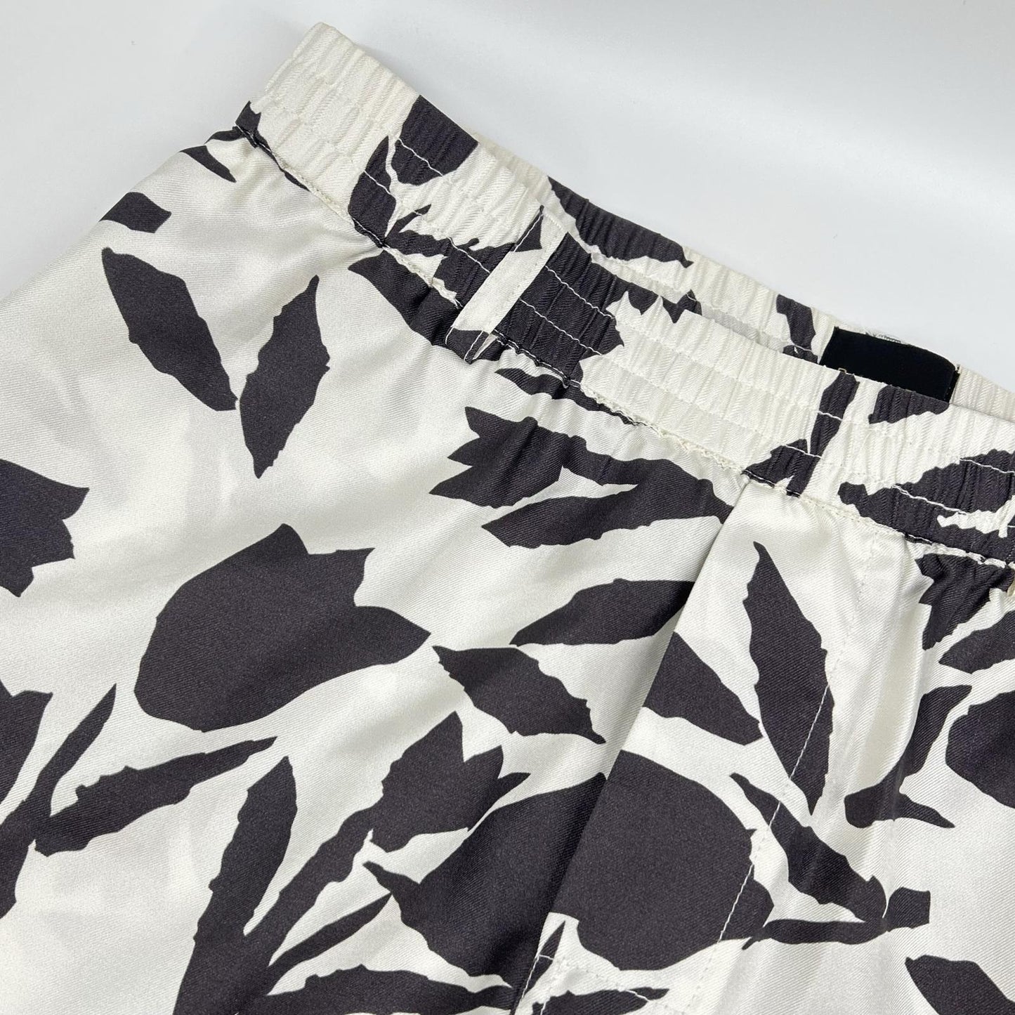 【SALE】 BANANATIME バナナタイム ホワイト×ブラック 217-118-03 TAPERED 2 PANT Tulip Time Black ボトムス