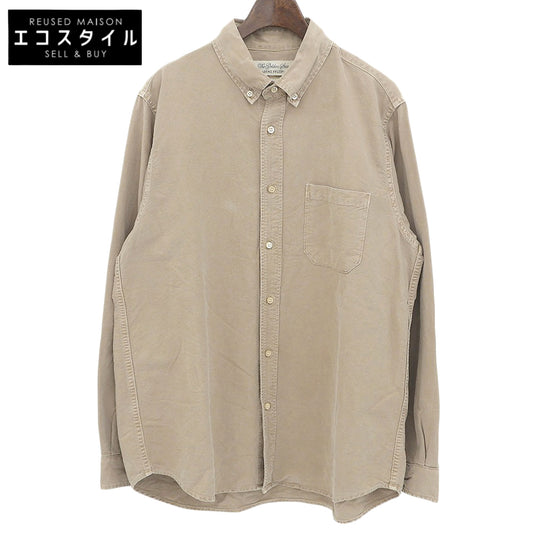 REMI RELIEF レミレリーフ ヴィンテージ加工 オックスフォードシャツ トップス メンズ ベージュ M トップス