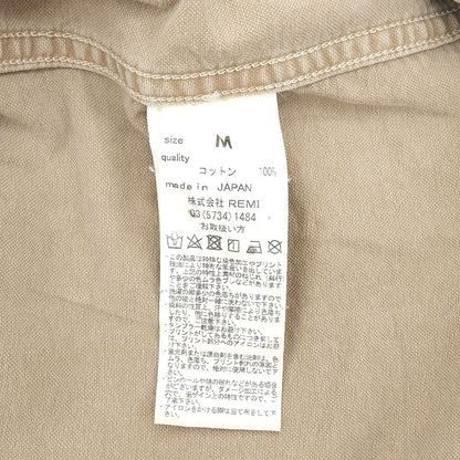 REMI RELIEF レミレリーフ ヴィンテージ加工 オックスフォードシャツ トップス メンズ ベージュ M トップス