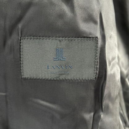 LANVIN COLLECTION ランバンコレクション 248232 JT24J ネイビー ウールコットンナイロン 2B ブレザー ジャケット ジャケット