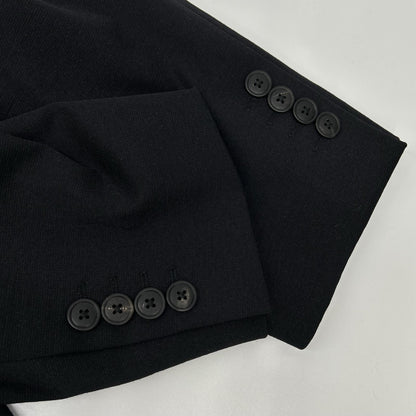 LANVIN COLLECTION ランバンコレクション 248232 JT24J ネイビー ウールコットンナイロン 2B ブレザー ジャケット ジャケット