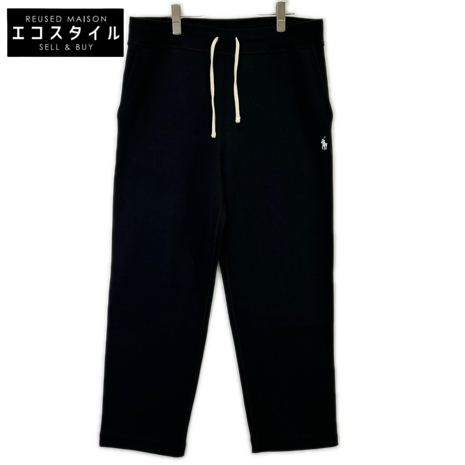 POLO RALPH LAUREN ポロ ラルフローレン 25年 ブラック KNIT-BANDED SWEATPANT-PANTS ボトムス