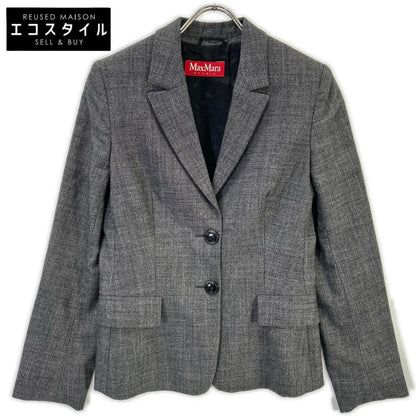 MAXMARA STUDIO マックスマーラスタジオ グレー 2B テーラードジャケット ジャケット