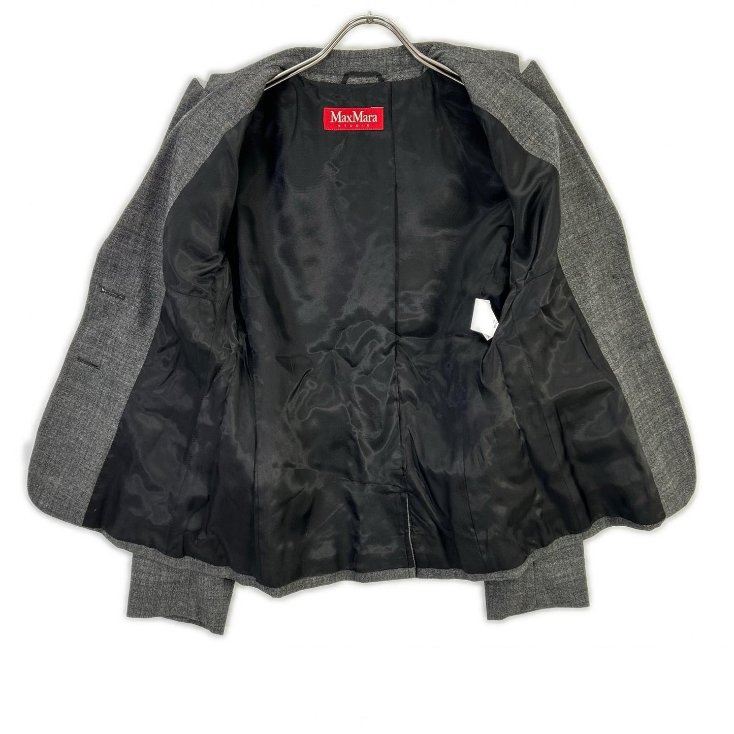 MAXMARA STUDIO マックスマーラスタジオ グレー 2B テーラードジャケット ジャケット