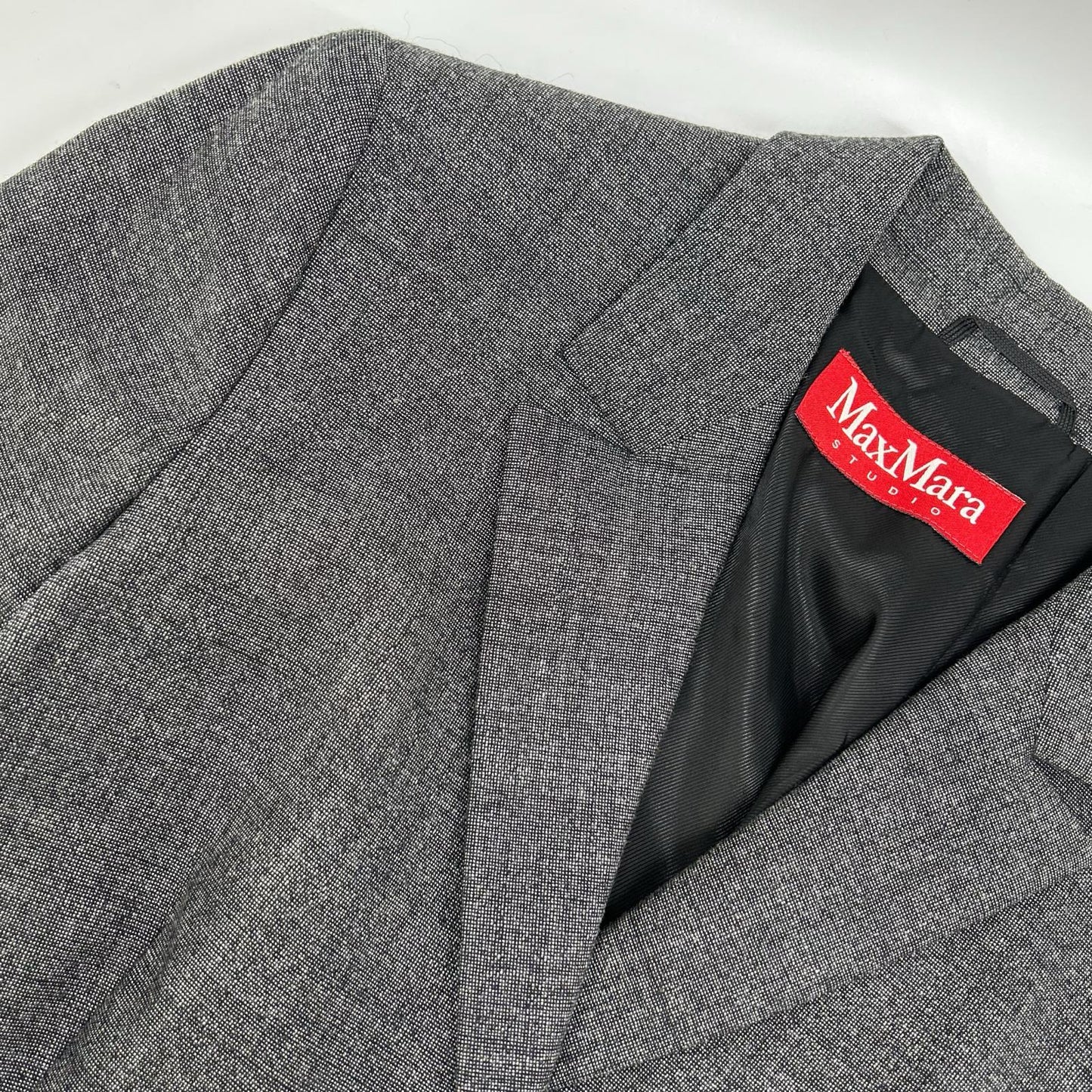 MAXMARA STUDIO マックスマーラスタジオ グレー 2B テーラードジャケット ジャケット
