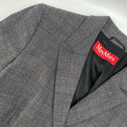 MAXMARA STUDIO マックスマーラスタジオ グレー 2B テーラードジャケット ジャケット