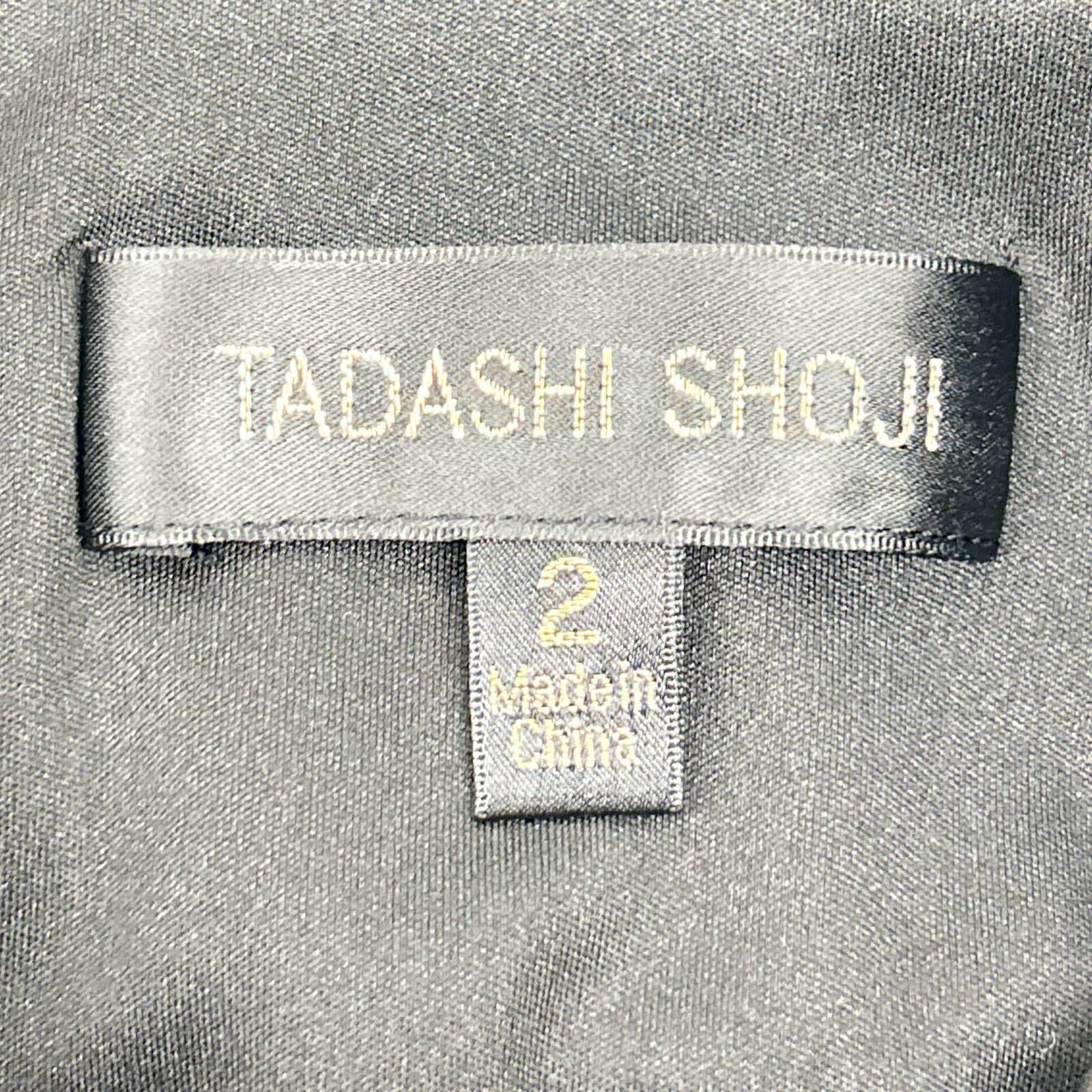 TADASHI SHOJI タダシショージ ALX1432M ブラック フラワーレース ノースリーブ ワンピース ワンピース