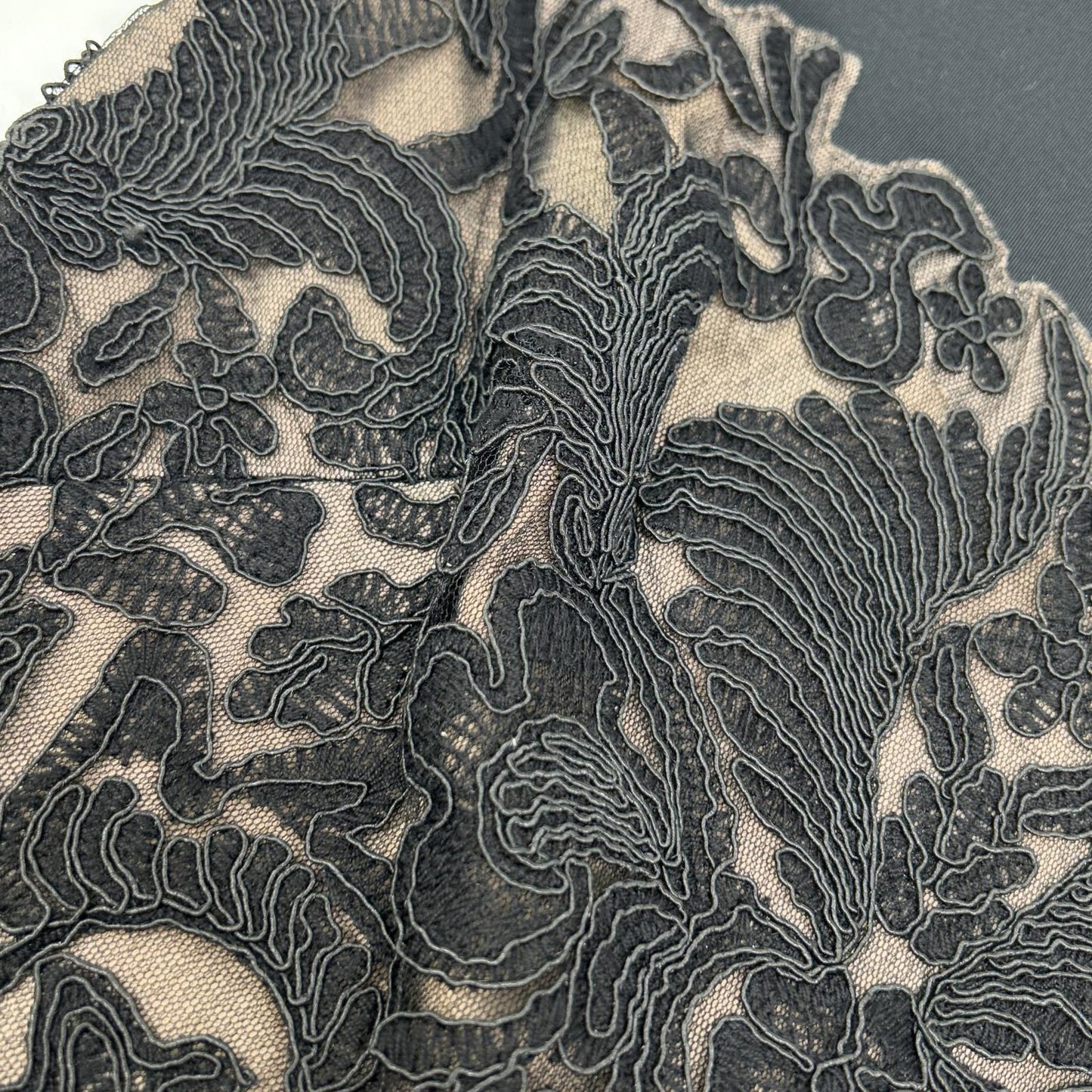 TADASHI SHOJI タダシショージ ALX1432M ブラック フラワーレース ノースリーブ ワンピース ワンピース
