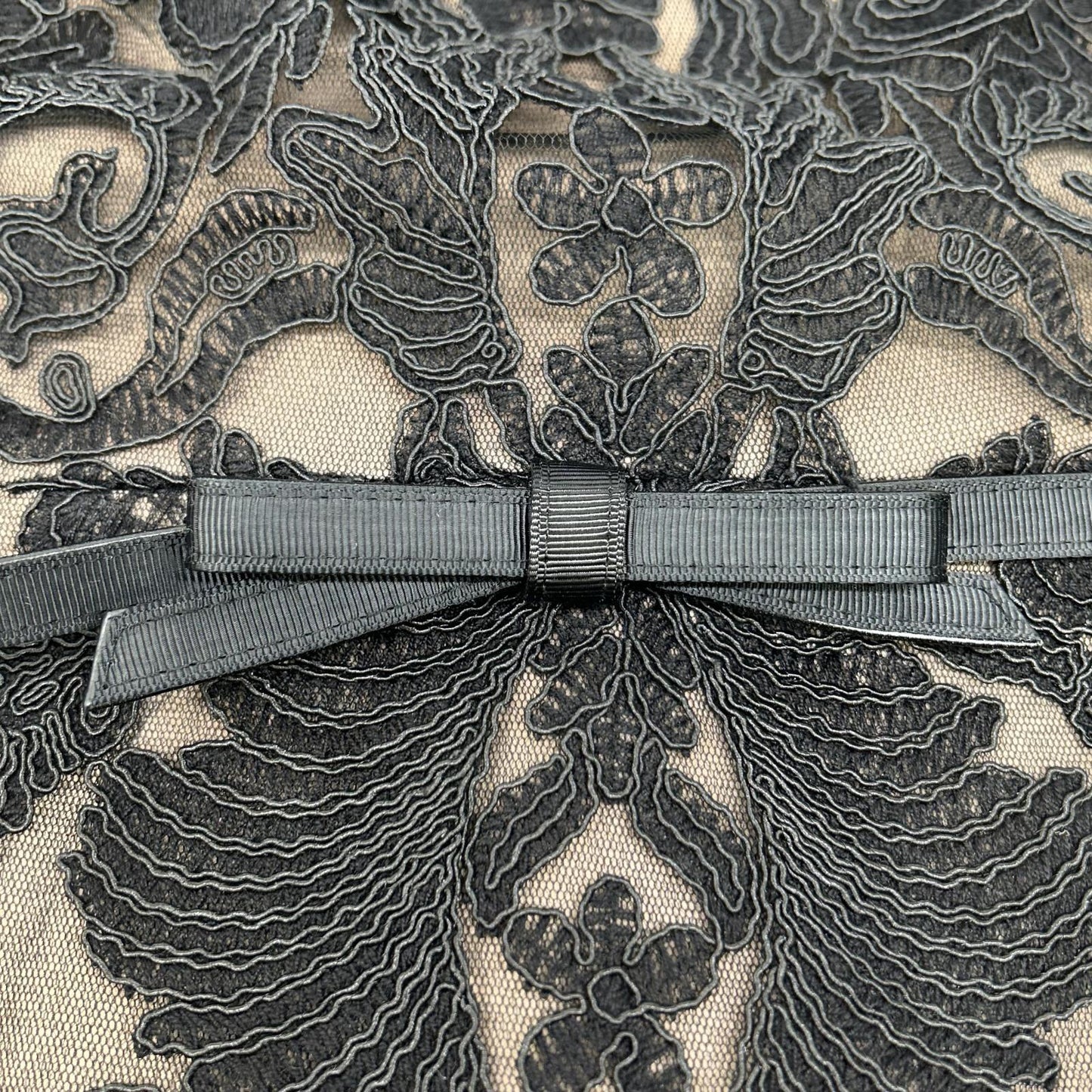 TADASHI SHOJI タダシショージ ALX1432M ブラック フラワーレース ノースリーブ ワンピース ワンピース