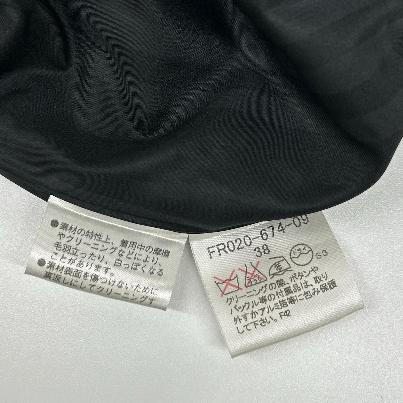 BURBERRY バーバリー ブラック 裏地チェック ベルト付き ナイロン トレンチコート コート