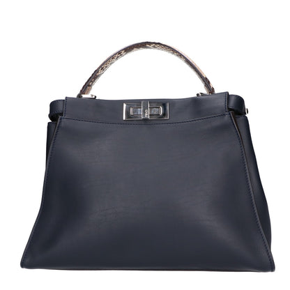 FENDI フェンディ 8BN290 ピーカブー ミディアム モンスター パイソンハンドル 2WAYショルダーバッグ ハンドバッグ