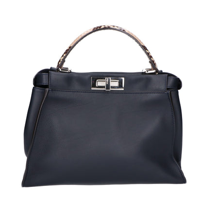 FENDI フェンディ 8BN290 ピーカブー ミディアム モンスター パイソンハンドル 2WAYショルダーバッグ ハンドバッグ