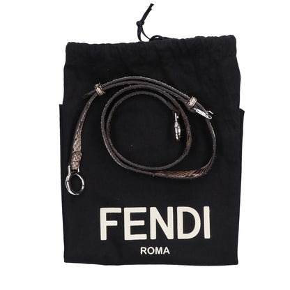 FENDI フェンディ 8BN290 ピーカブー ミディアム モンスター パイソンハンドル 2WAYショルダーバッグ ハンドバッグ