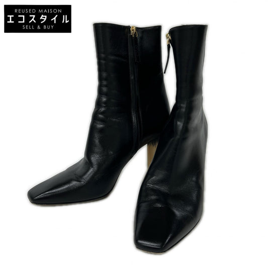 Chloe クロエ レザー サイドジップ ブロックヒール ブーツ シューズ