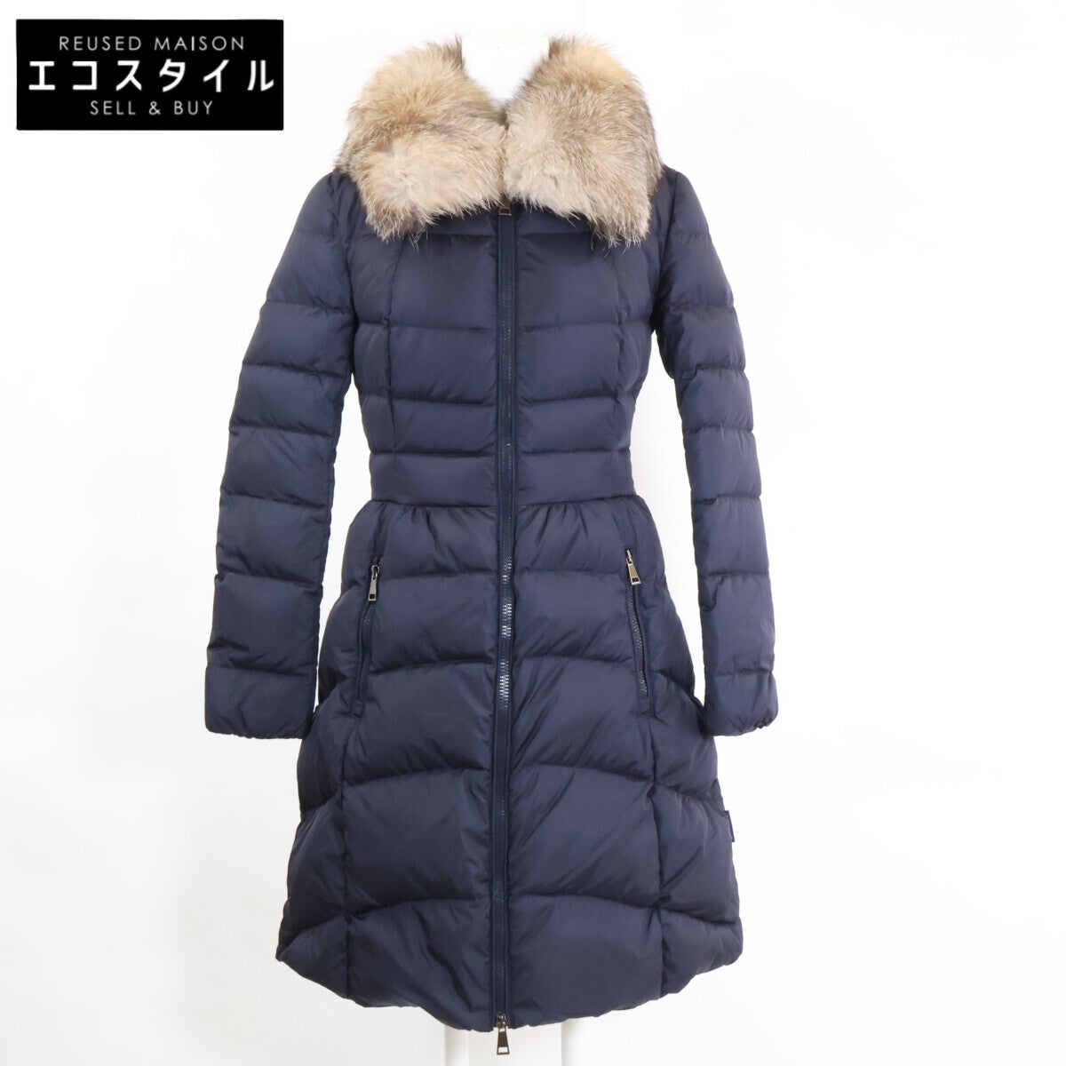 MONCLER モンクレール HIRONDELLE イロンデール フォックスファー ダウン コート