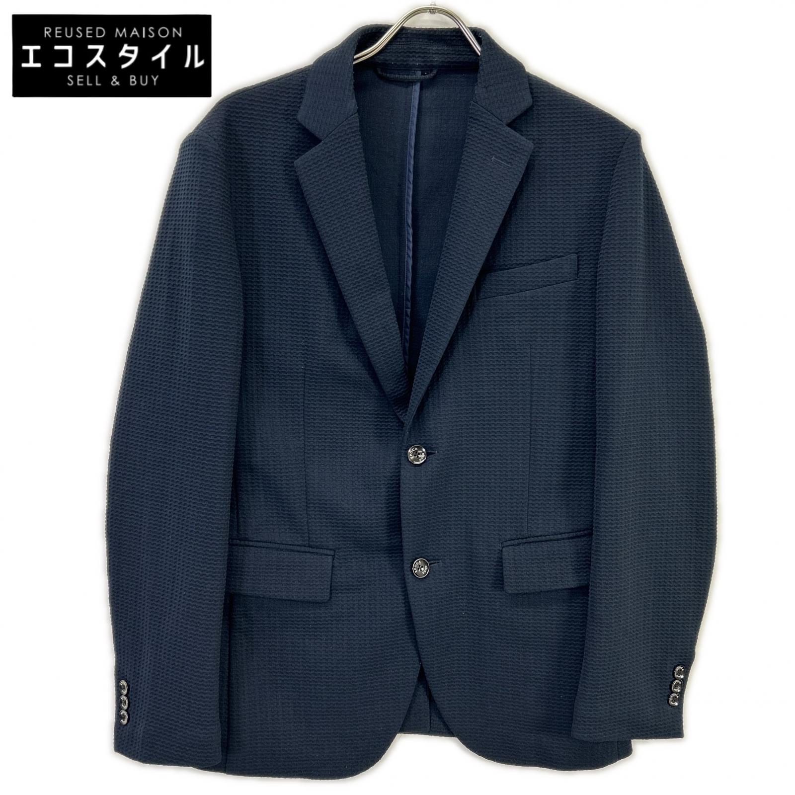 EPOCA UOMO エポカウォモ M1E32-511-29 ネイビー ウェーブワッフルジャケット ジャケット