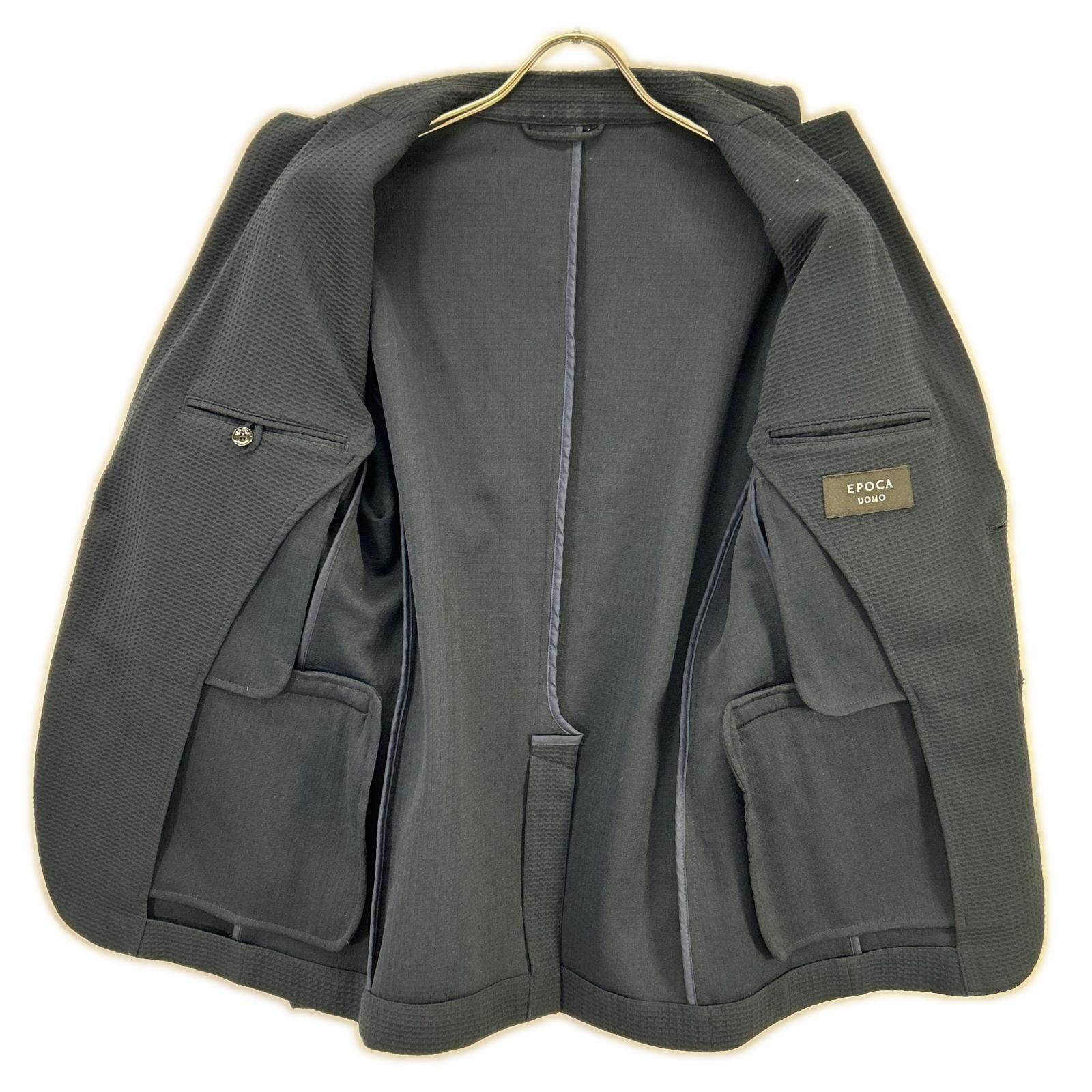 EPOCA UOMO エポカウォモ M1E32-511-29 ネイビー ウェーブワッフルジャケット ジャケット