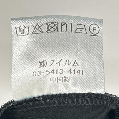 SOV. Double Standard Clothing 2025 black windowpane-check wide-leg pants