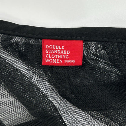 DOUBLE STANDARD CLOTHING ダブルスタンダードクロージング ブラック リボンチュールジレ ベスト