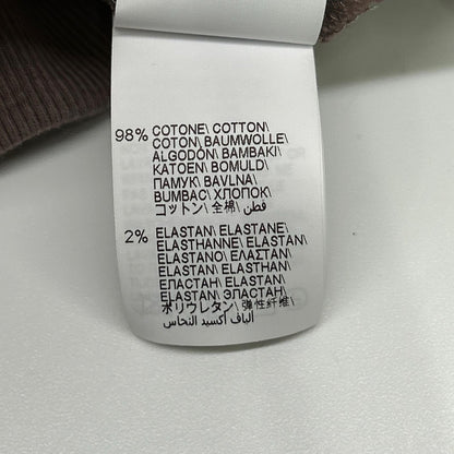 BRUNELLO CUCINELLI ブルネロクチネリ 23年 ブラウン クロップド モニーレ スウェットフーディープルオーバー トップス