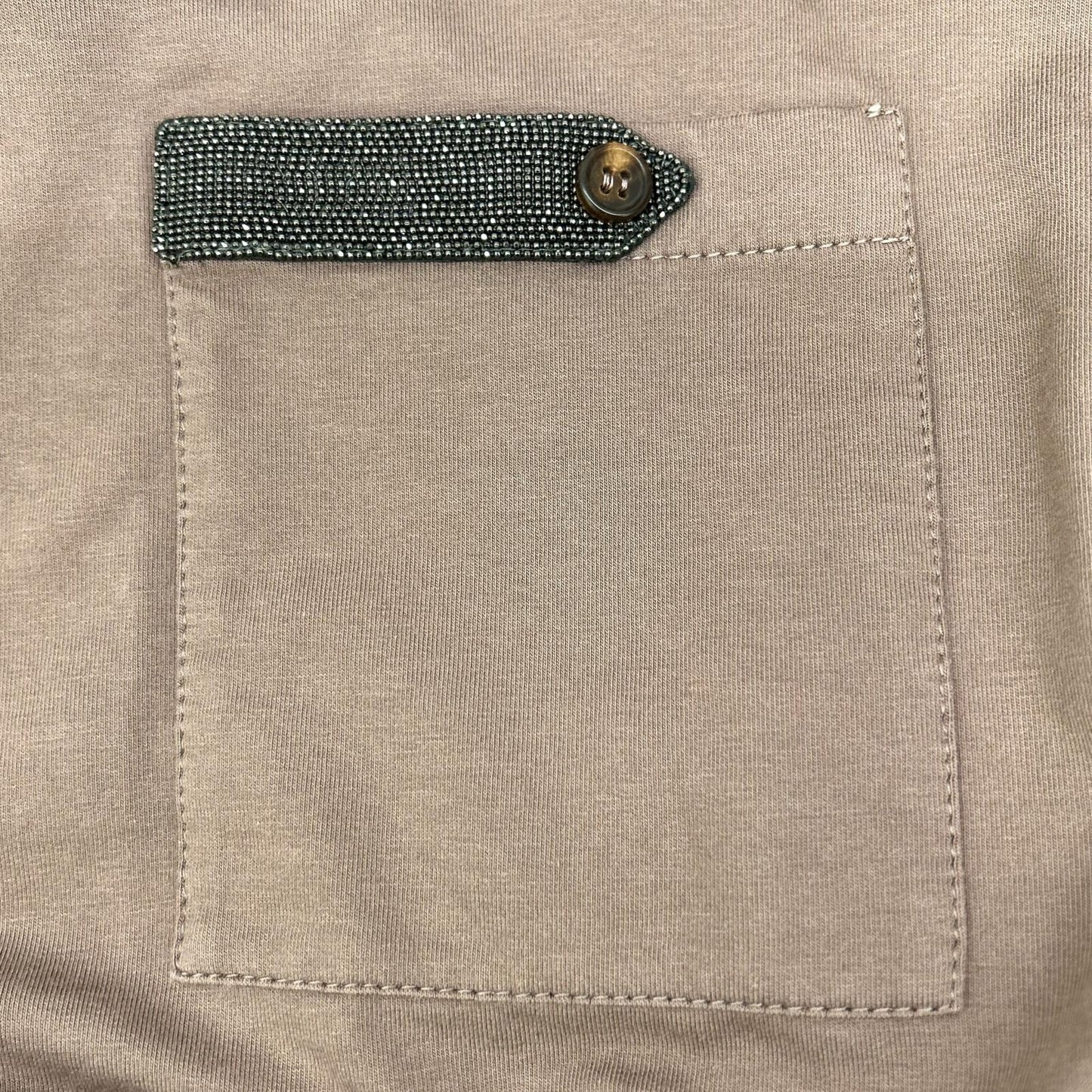 BRUNELLO CUCINELLI ブルネロクチネリ 23年 ブラウン クロップド モニーレ スウェットフーディープルオーバー トップス
