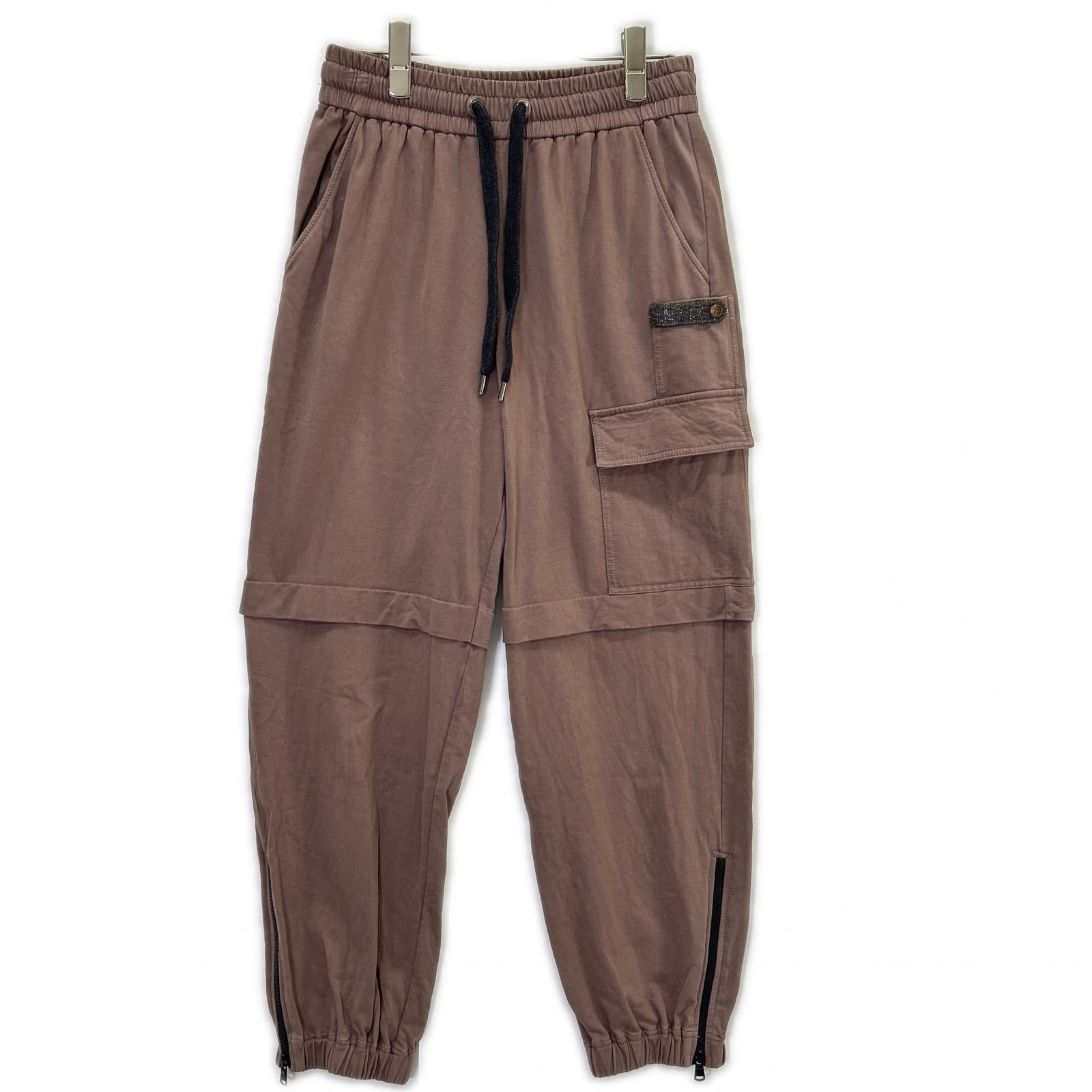 BRUNELLO CUCINELLI ブルネロクチネリ ブラウン 23年 スウェット カーゴパンツ MH827BD999 ボトムス