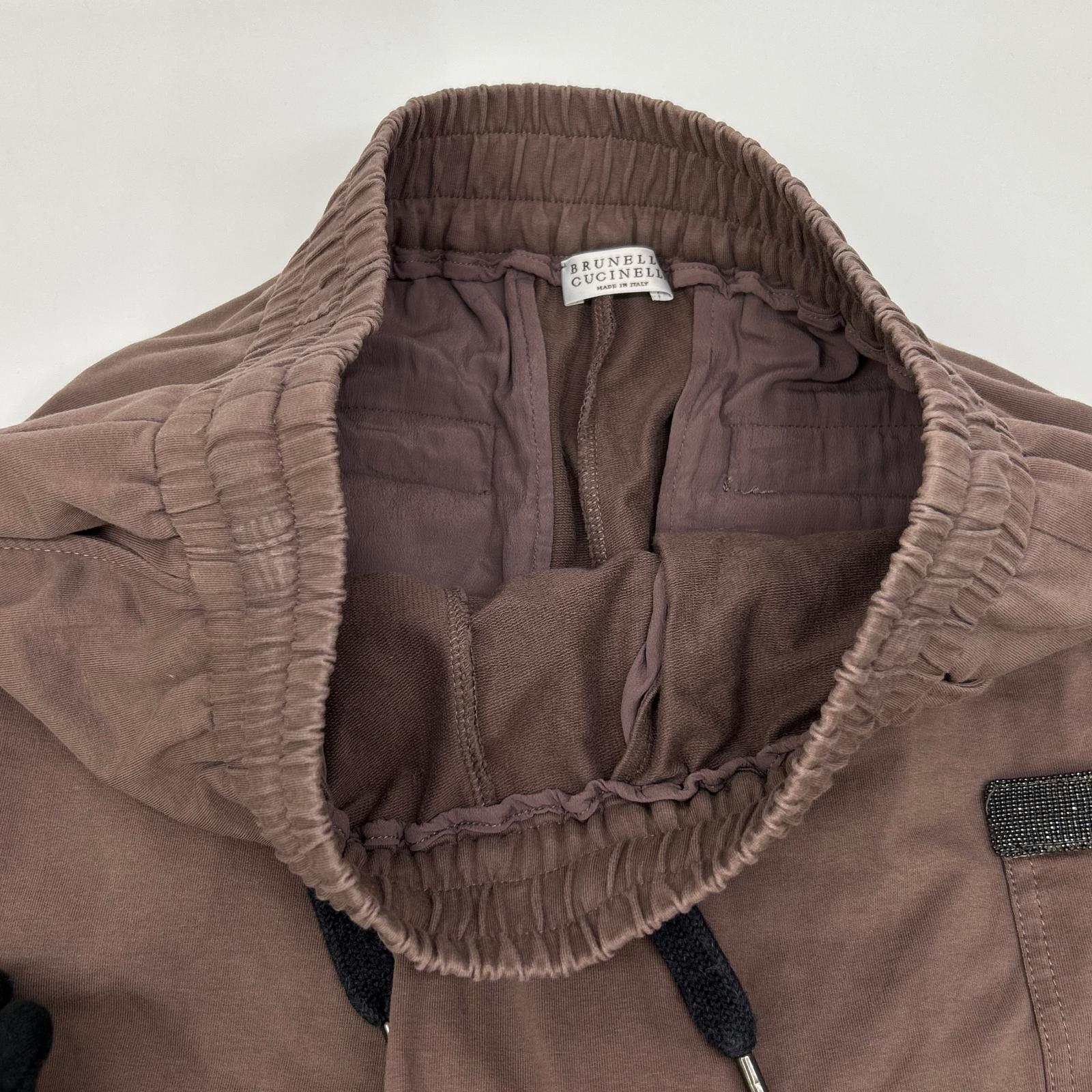 BRUNELLO CUCINELLI ブルネロクチネリ ブラウン 23年 スウェット カーゴパンツ MH827BD999 ボトムス