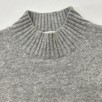 BRUNELLO CUCINELLI ブルネロクチネリ グレー カシミヤ マリンストライプ モニリディティール ノースリーブニットトップス トップス