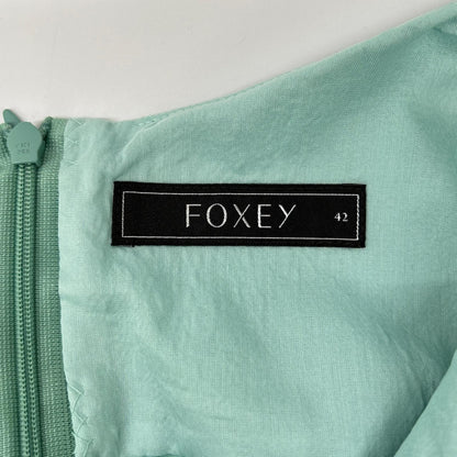 FOXEY フォクシー ターコイズ 21450 エンパイアワンピース ワンピース