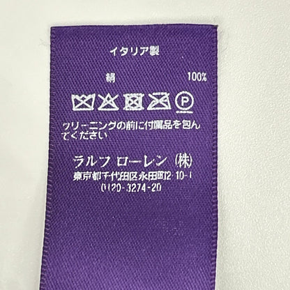RalphLauren PURPLE LABEL ラルフローレン パープルレーベル 18ブルー シルク フラワー柄 ホルターネック スリッド ワンピースドレス ワンピース