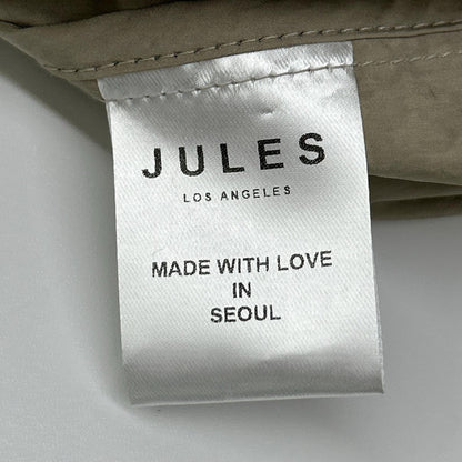Jules Los Angeles ジュール・ロサンゼルス ベージュ ナイロン チェスターコート コート