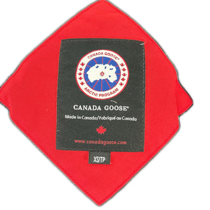 CANADA GOOSE カナダグース 6550L レッド Trillium Parka ファー付きフード ダウンジャケット ジャケット