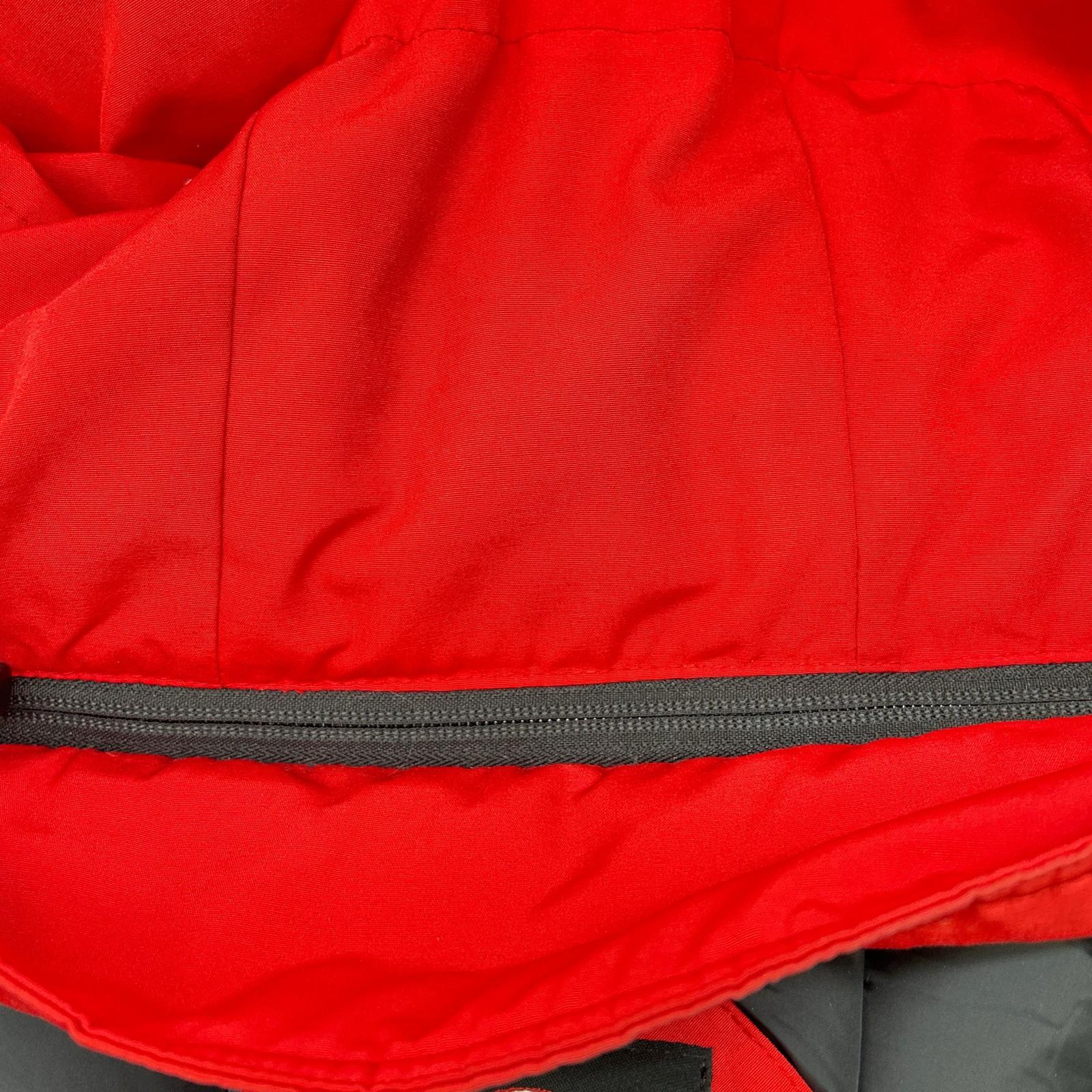 CANADA GOOSE カナダグース 6550L レッド Trillium Parka ファー付きフード ダウンジャケット ジャケット