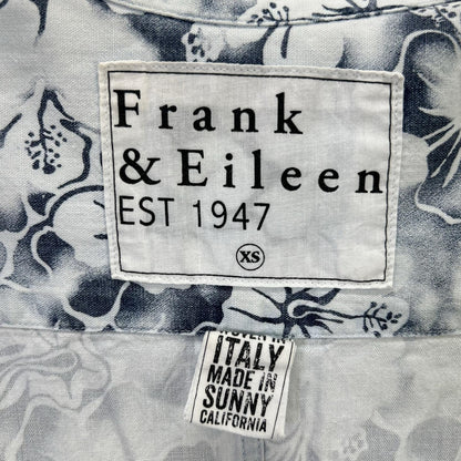 Frank&Eileen フランクアンドアイリーン ホワイト BARRY コットン フラワー シャツ トップス