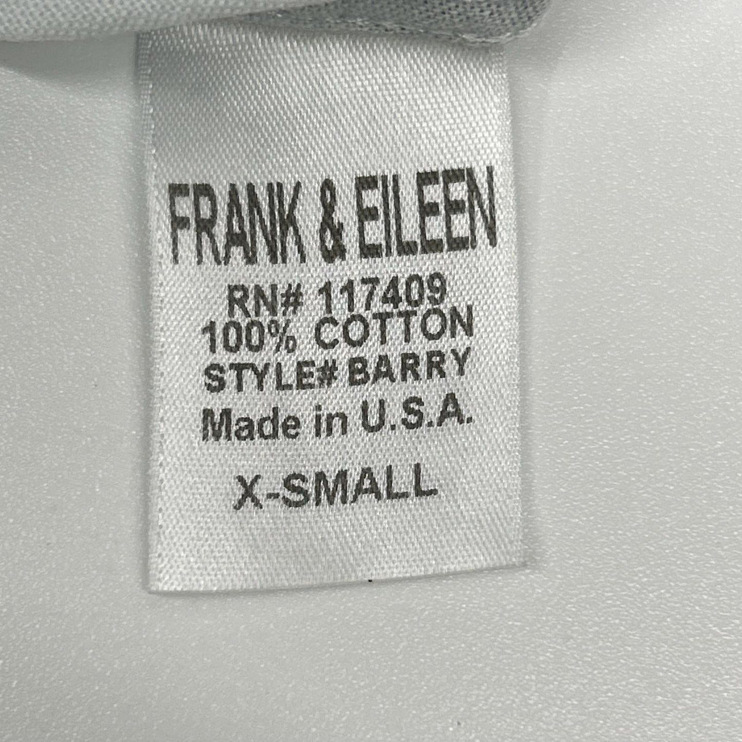 Frank&Eileen フランクアンドアイリーン ホワイト BARRY コットン フラワー シャツ トップス